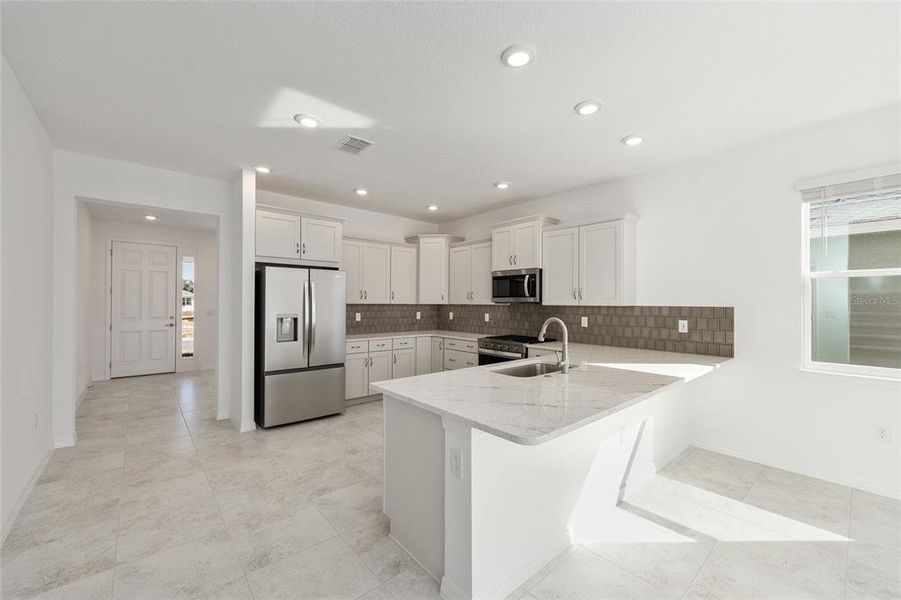 Furnished interior view inside a new home in Calesa Township, Ocala (Image 5). Furnished interior view inside a new home in Calesa Township, Ocala (Image 5).