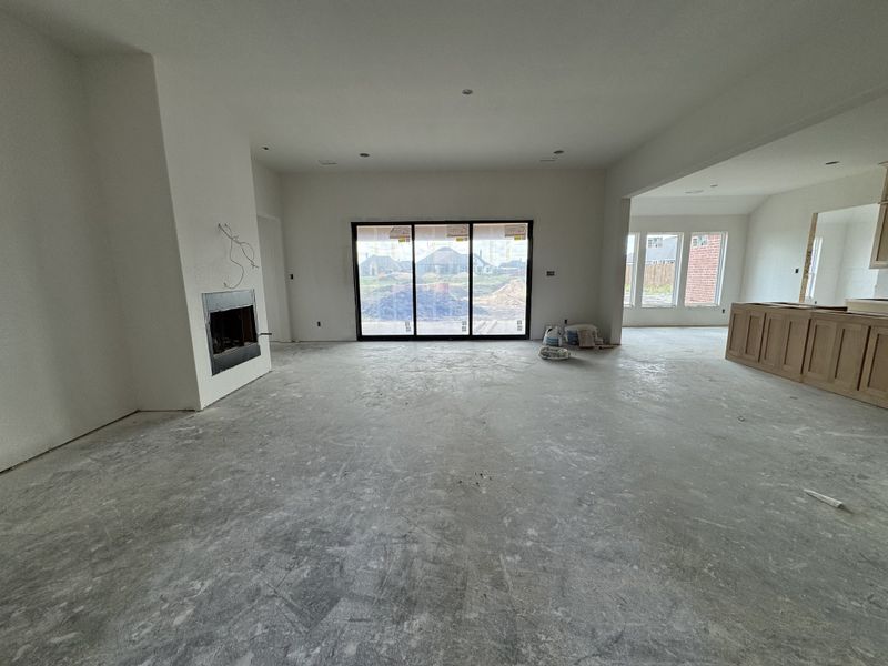 In-progress construction of a new home in Coyote Crossing, Godley, TX (Image 8).