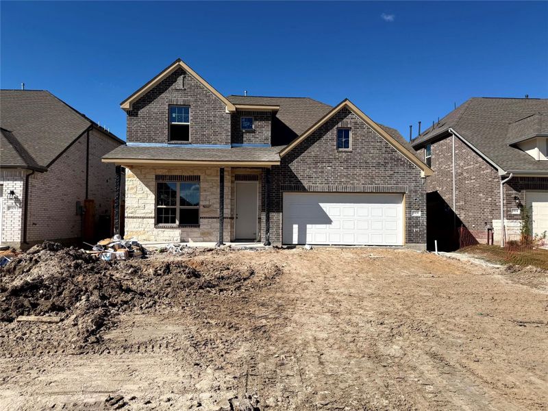 Actual progress of your home.