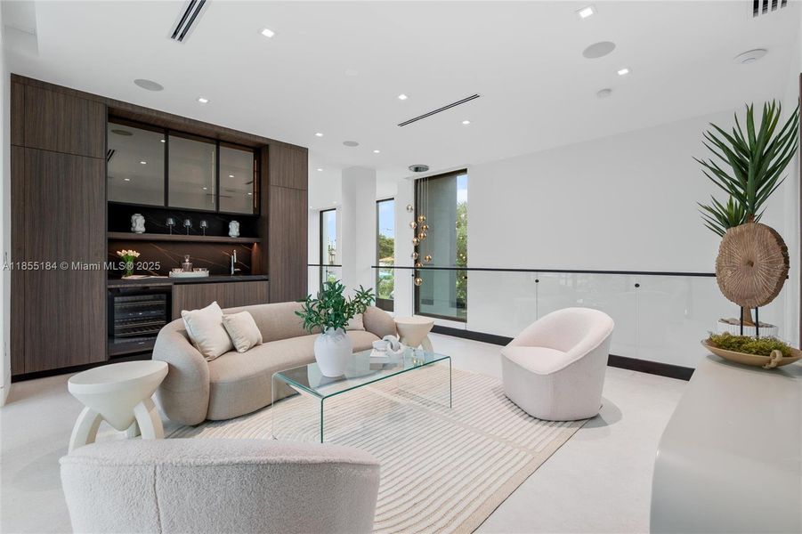 Furnished interior view inside a new home in , Miami (Image 36). Furnished interior view inside a new home in , Miami (Image 36).