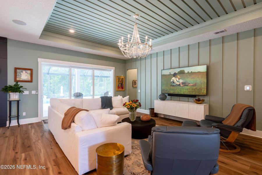 Furnished interior view inside a new home in , St. Johns (Image 35).