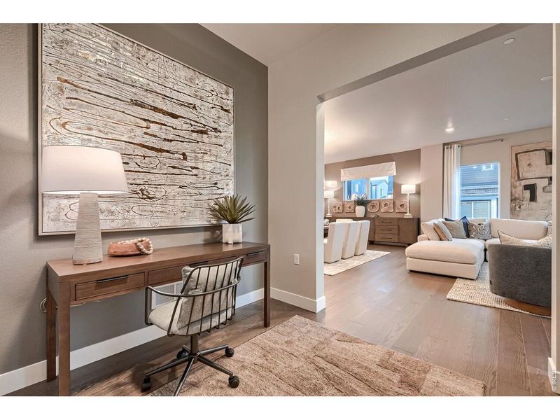 Furnished interior view inside a new home in Baseline, Broomfield (Image 9).