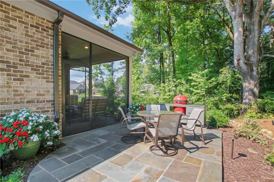 Exterior details and patio area of a home in , Cumming (Image 26). Exterior details and patio area of a home in , Cumming (Image 26).