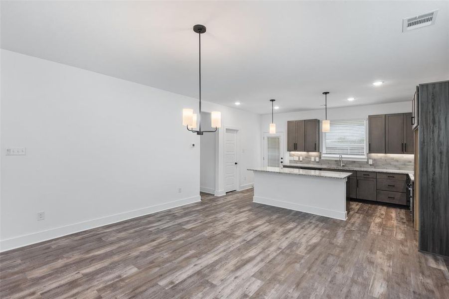 Open concept dining and kitchen Open concept dining and kitchen