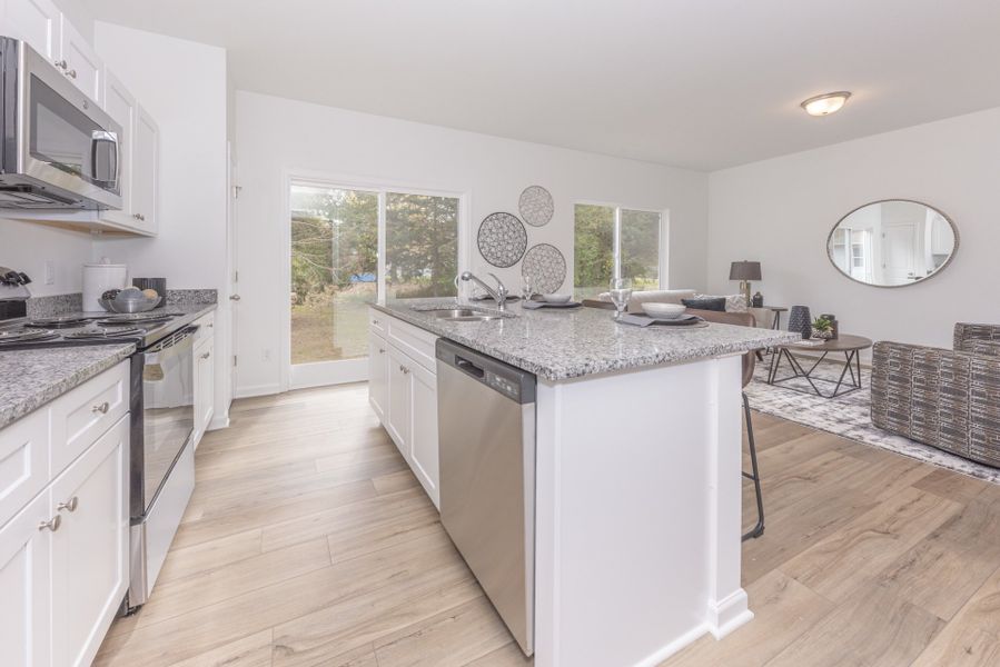 Representative furnished interior of a home built from the The Hartwell by Norfolk Homes in Individual Homes - Jackson County, Jackson (Image 15).