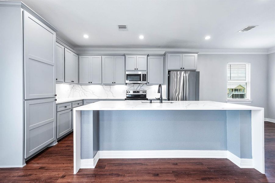 Furnished interior view inside a new home in , Galveston (Image 19). Furnished interior view inside a new home in , Galveston (Image 19).