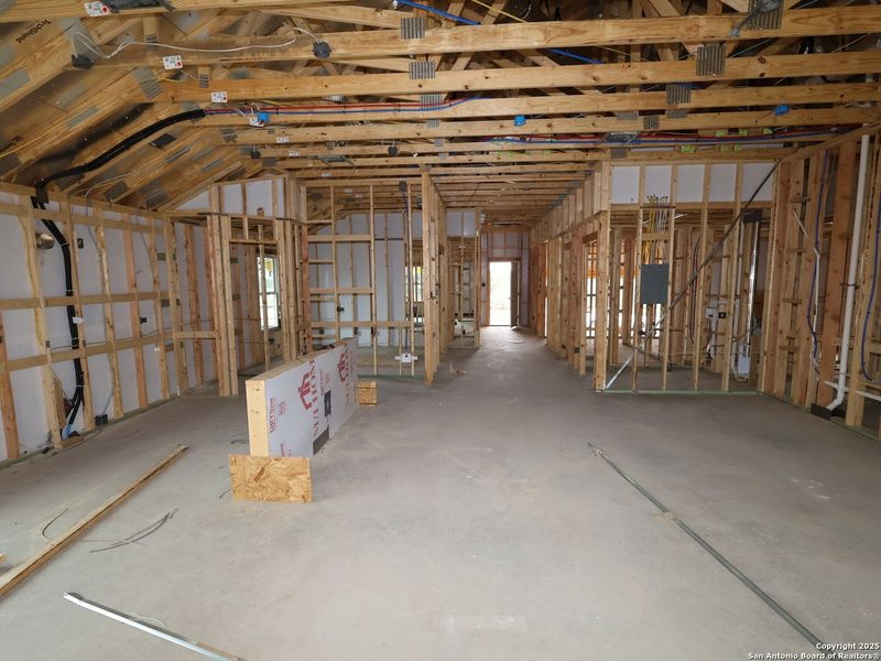 In-progress construction of a new home in Jordan's Ranch, San Antonio, TX (Image 27).