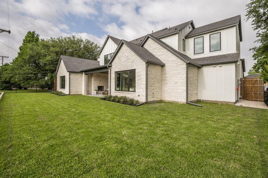 Front exterior of a new home in , Farmers Branch, TX, highlighting curb appeal (Image 22).