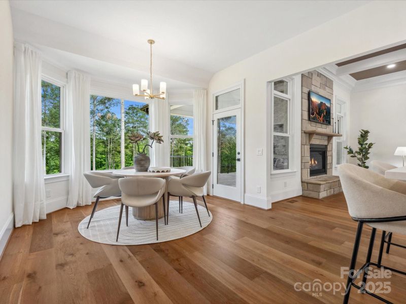 Furnished interior view inside a new home in , Connelly Springs (Image 34).