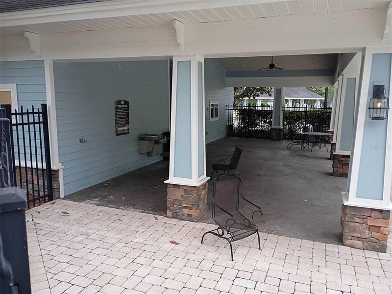 Exterior details and patio area of a home in , Lake City (Image 28).