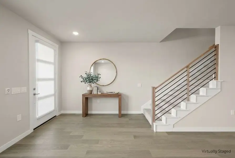 Furnished interior view inside a new home in Wildridge, Oak Point (Image 4).