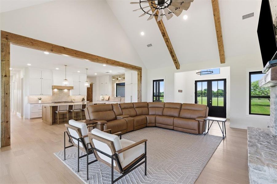 Furnished interior view inside a new home in , Valley View (Image 4).