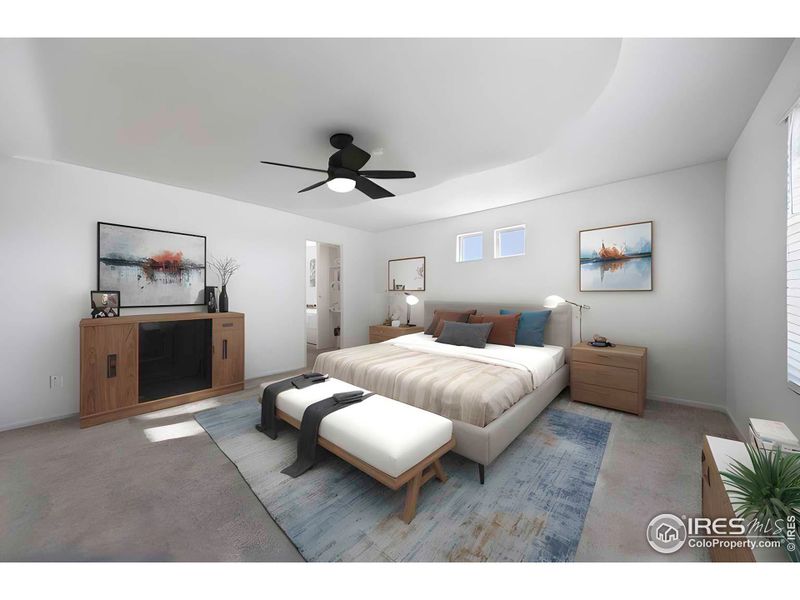 Furnished interior view inside a new home in , Johnstown (Image 11). Furnished interior view inside a new home in , Johnstown (Image 11).