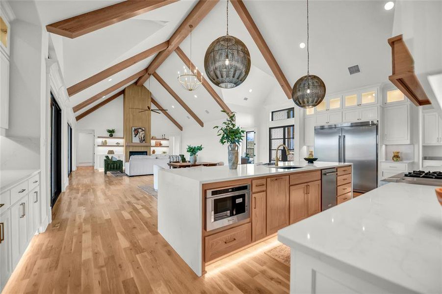 Furnished interior view inside a new home in , Aledo (Image 10).