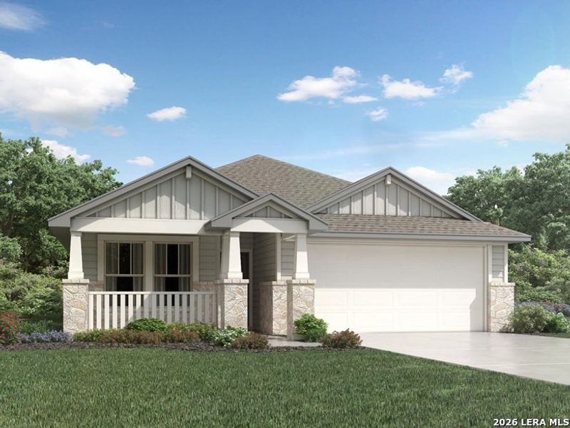 Front exterior of a new home in , Marion, TX, highlighting curb appeal (Image 1). Front exterior of a new home in , Marion, TX, highlighting curb appeal (Image 1).