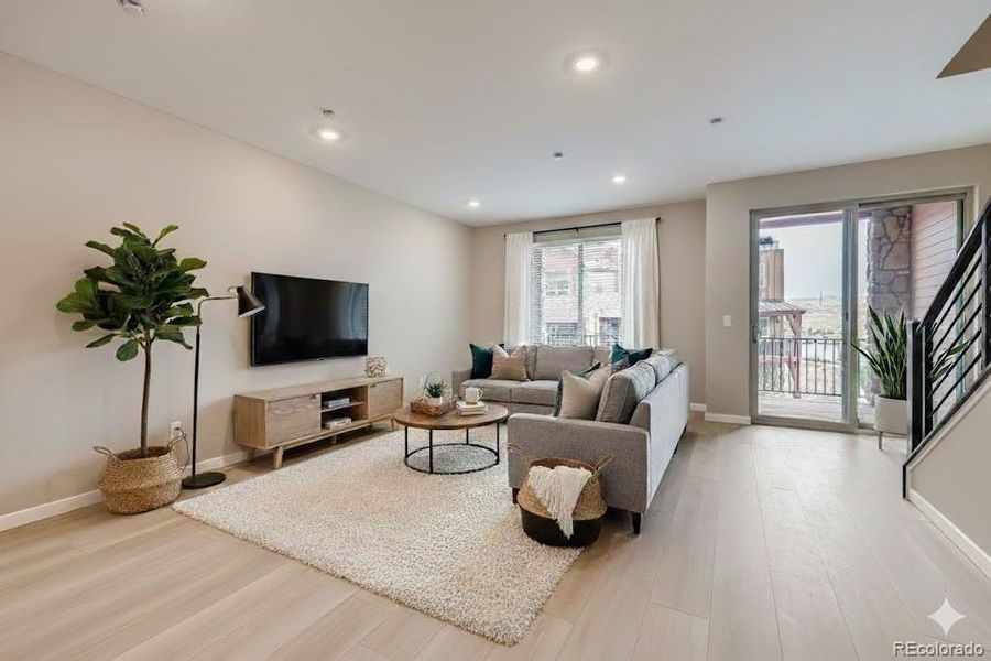 Staged Great Room Staged Great Room