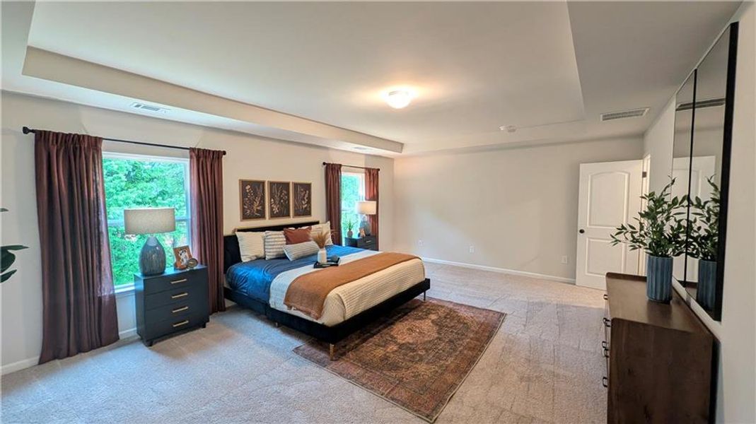 Furnished interior view inside a new home in Owen Preserve, Canton (Image 11).