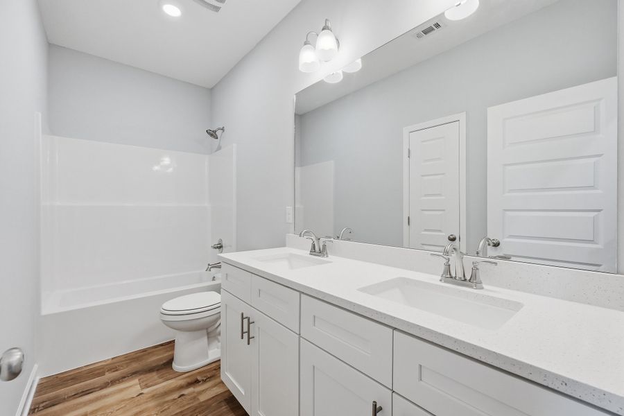 Furnished interior view inside a new home in Southern Charm, Crestview (Image 10).