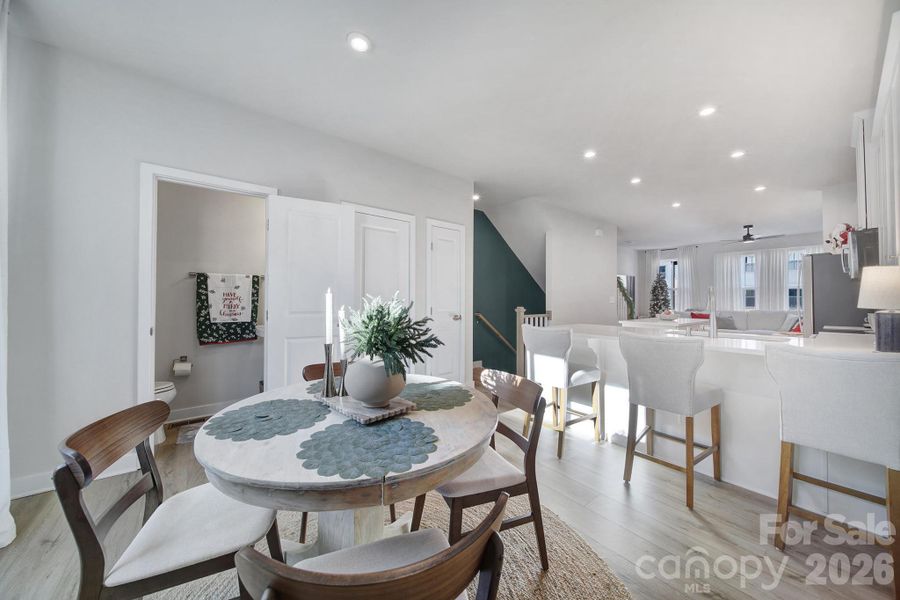 Furnished interior view inside a new home in , Charlotte (Image 7). Furnished interior view inside a new home in , Charlotte (Image 7).