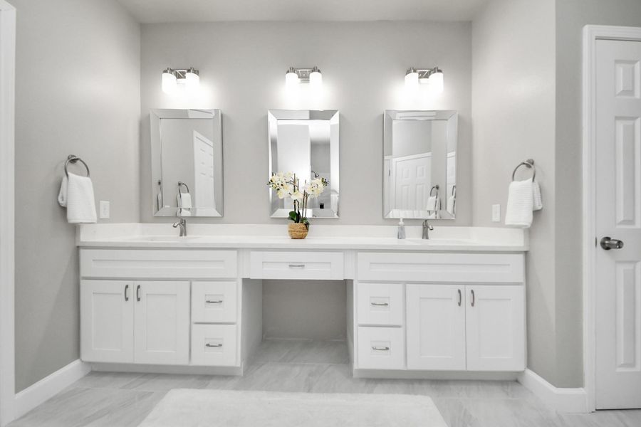 Furnished interior view inside a new home in , Houston (Image 12).