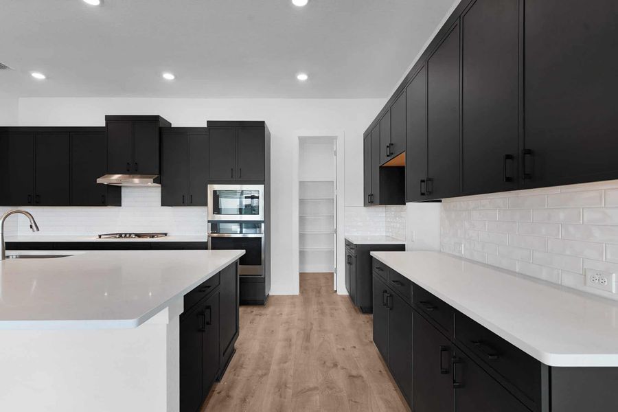Representative furnished interior of a home built from the Lucas by Chesmar Homes in Parkside on the River, Georgetown (Image 3).