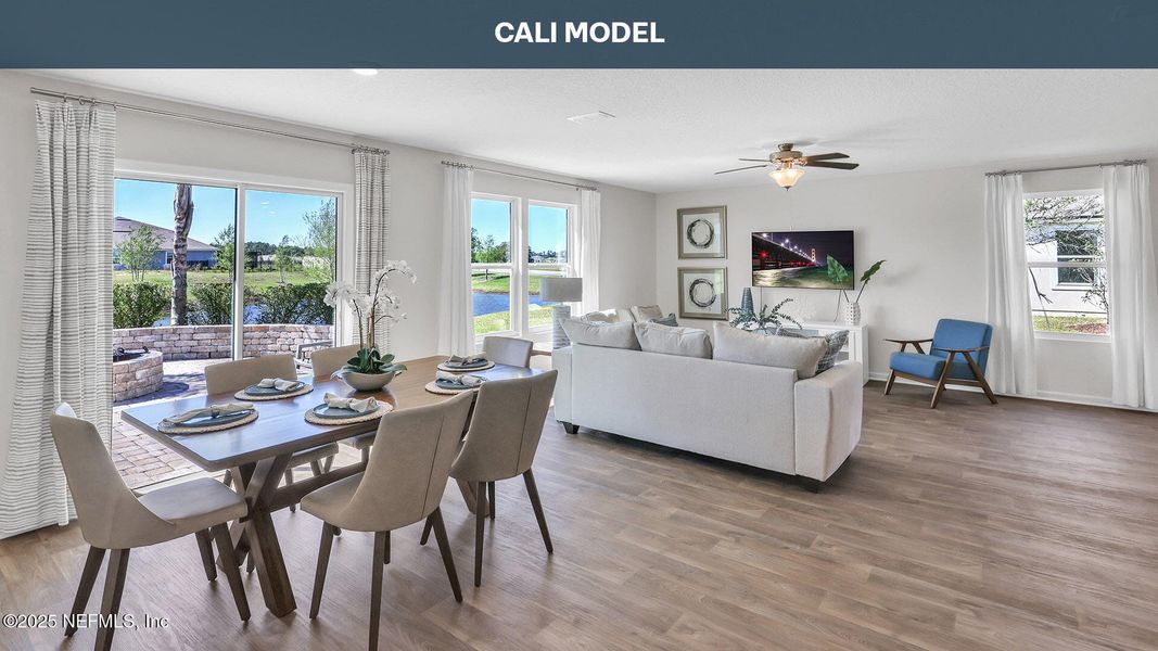 Furnished interior view inside a new home in The Arbors, Jacksonville (Image 38).