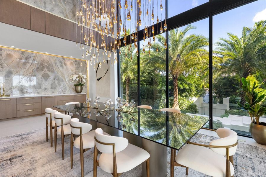 Furnished interior view inside a new home in , Fort Lauderdale (Image 9).