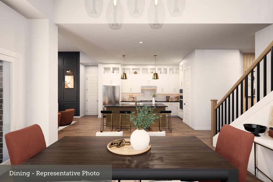 Furnished interior view inside a new home in Mustang Lakes, Celina (Image 6).