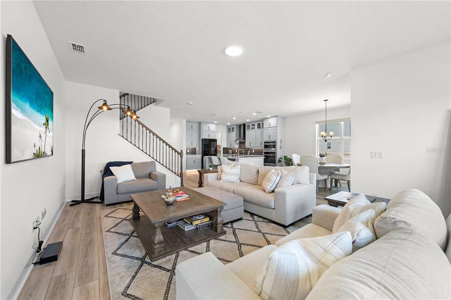 Furnished interior view inside a new home in Eden at Crossprairie, St. Cloud (Image 38).