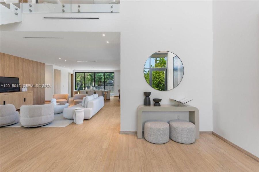 Furnished interior view inside a new home in , Miami (Image 4).