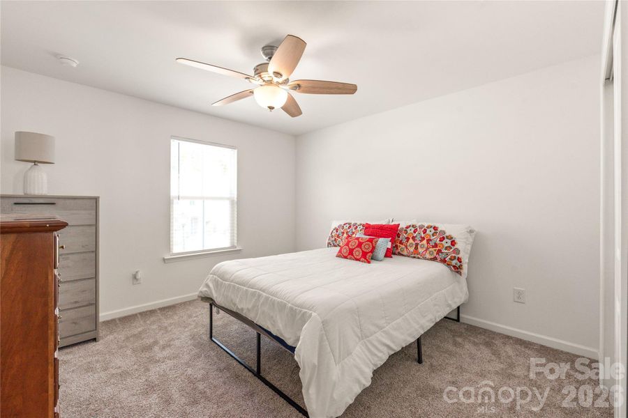 Third and final second-floor guest room.