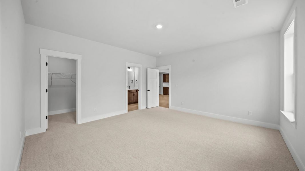 Representative furnished interior of a home built from the Kendrick - Finished Basement by DRB Homes in Pinebrook, Woodruff (Image 32).