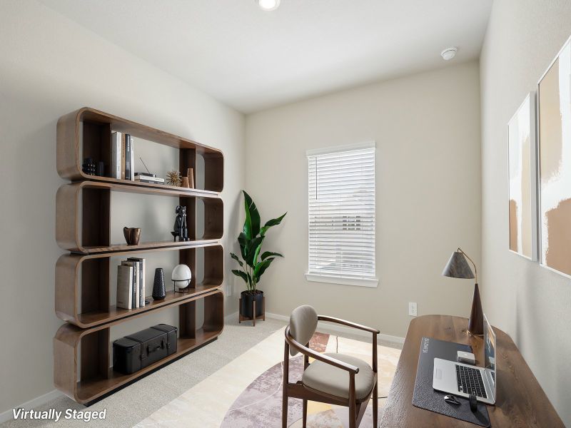 Furnished interior view inside a new home in Parkway Commons - City Series, Missouri City (Image 9). Furnished interior view inside a new home in Parkway Commons - City Series, Missouri City (Image 9).