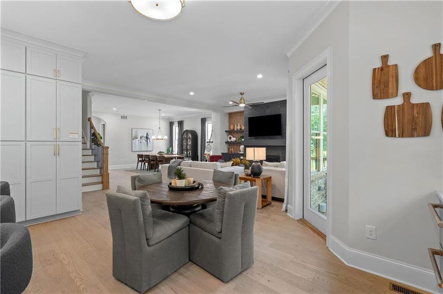 Furnished interior view inside a new home in Laurel View, Suwanee (Image 20).