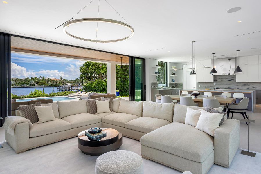 Furnished interior view inside a new home in , Lantana (Image 12).