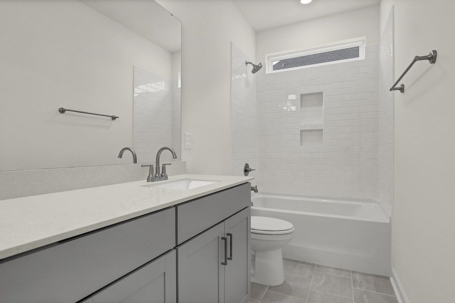 Furnished interior view inside a new home in East Wynd, Hampstead (Image 11).