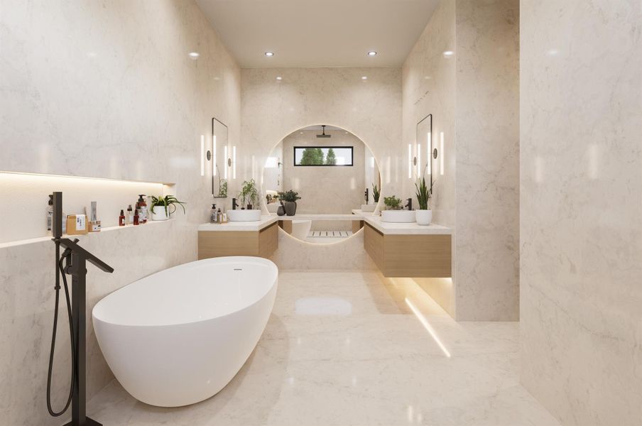 Furnished interior view inside a new home in , West Palm Beach (Image 24).