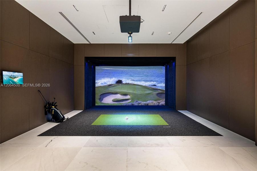 Floor 54-Golf Simulator/Putting Green. Floor 54-Golf Simulator/Putting Green.