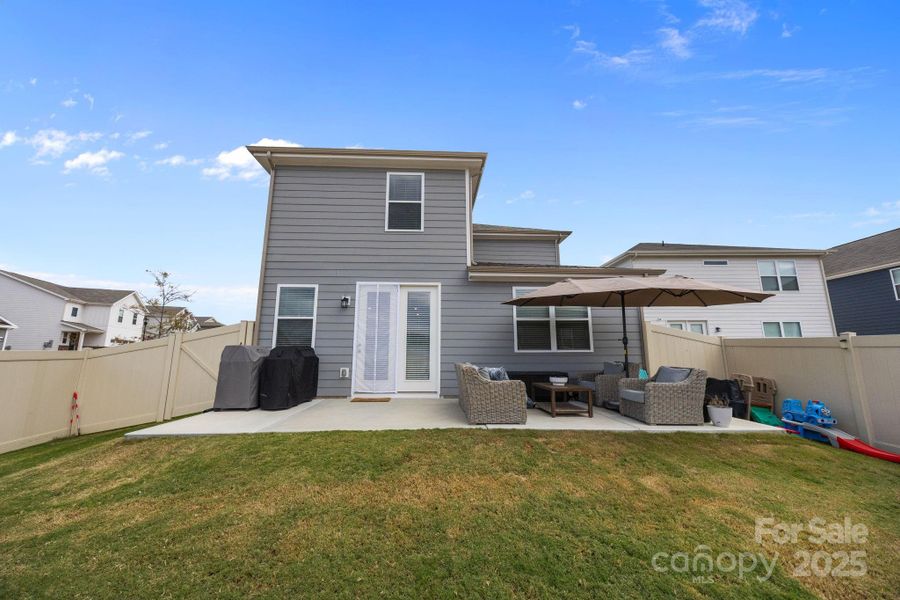 Exterior details and patio area of a home in The Meadows at Asbury Ridge, York (Image 28). Exterior details and patio area of a home in The Meadows at Asbury Ridge, York (Image 28).