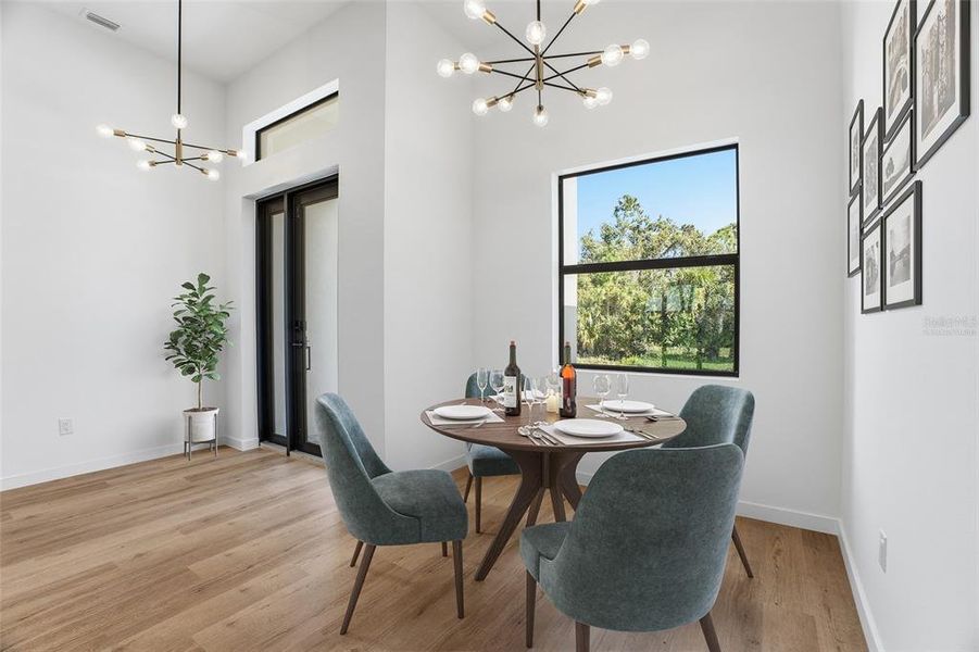 Furnished interior view inside a new home in , North Port (Image 9). Furnished interior view inside a new home in , North Port (Image 9).