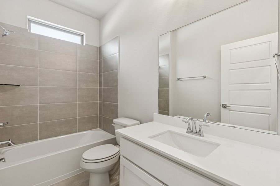 Bathroom in the Mercury home plan by Trophy Signature Homes – REPRESENTATIVE PHOTO Bathroom in the Mercury home plan by Trophy Signature Homes – REPRESENTATIVE PHOTO