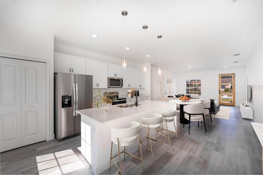 Furnished interior view inside a new home in , Citrus Springs (Image 5). Furnished interior view inside a new home in , Citrus Springs (Image 5).