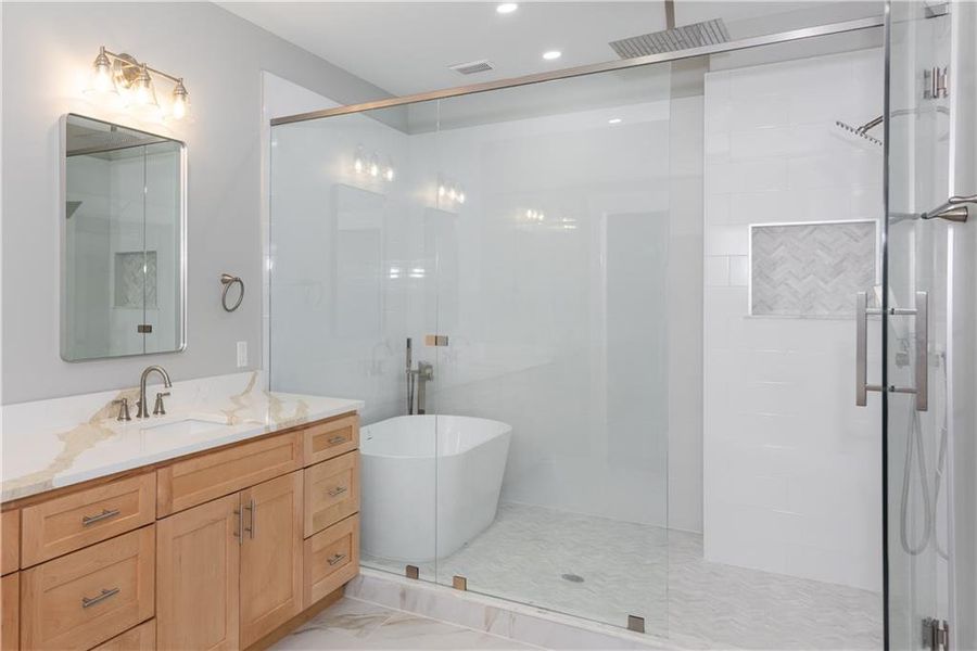 Furnished interior view inside a new home in , East Point (Image 5).
