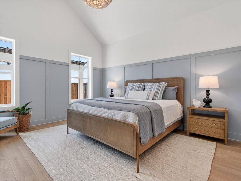 Furnished interior view inside a new home in , Port Aransas (Image 17).