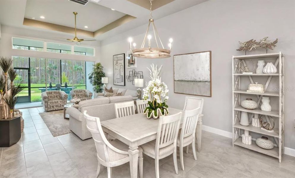 Furnished interior view inside a new home in , Ormond Beach (Image 7).