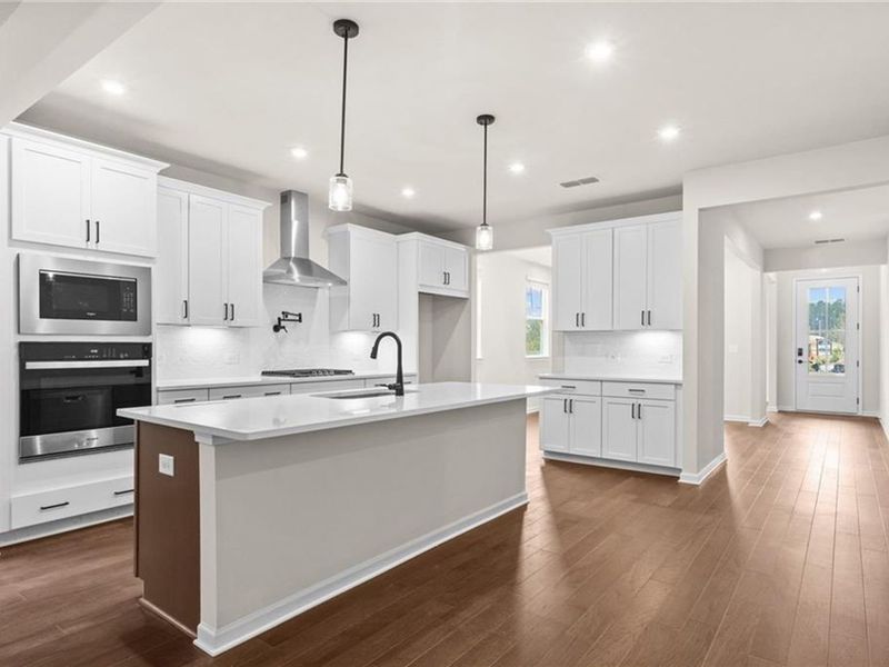 Furnished interior view inside a new home in Kelly Preserve, Loganville (Image 7).