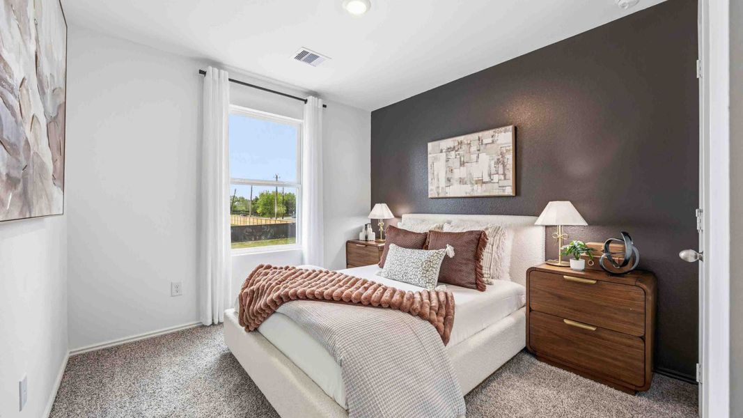Furnished interior view inside a new home in Pineapple Square, Houston (Image 8).