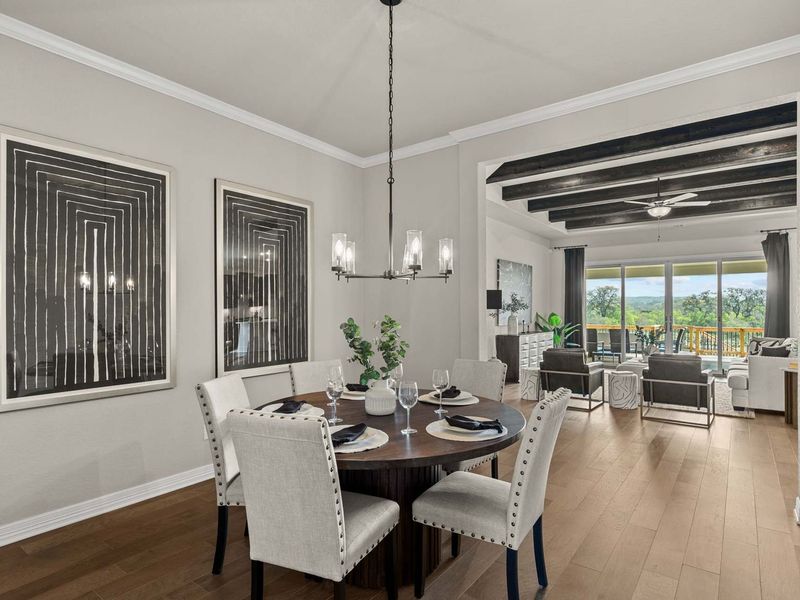 Representative furnished interior of a home built from the The Summerlin A by Davidson Homes LLC in Potranco Oaks, Castroville (Image 7). Representative furnished interior of a home built from the The Summerlin A by Davidson Homes LLC in Potranco Oaks, Castroville (Image 7).