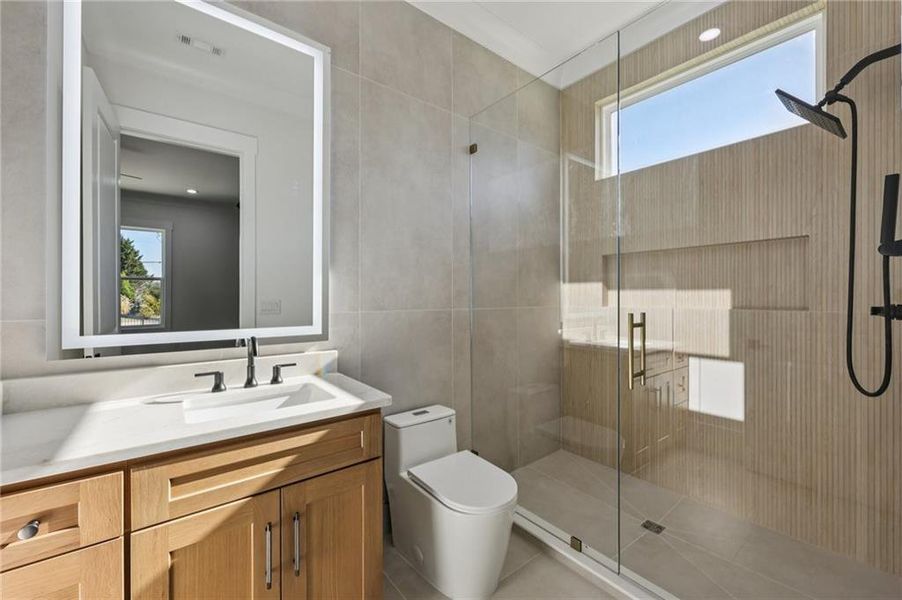 Furnished interior view inside a new home in , Buford (Image 18).