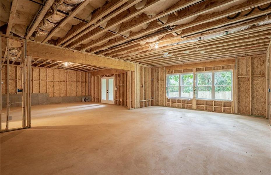 In-progress construction of a new home in , Atlanta, GA (Image 52).